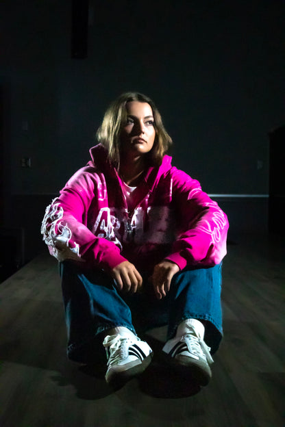 Pink Hartless Zip-up