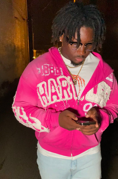 Pink Hartless Zip-up