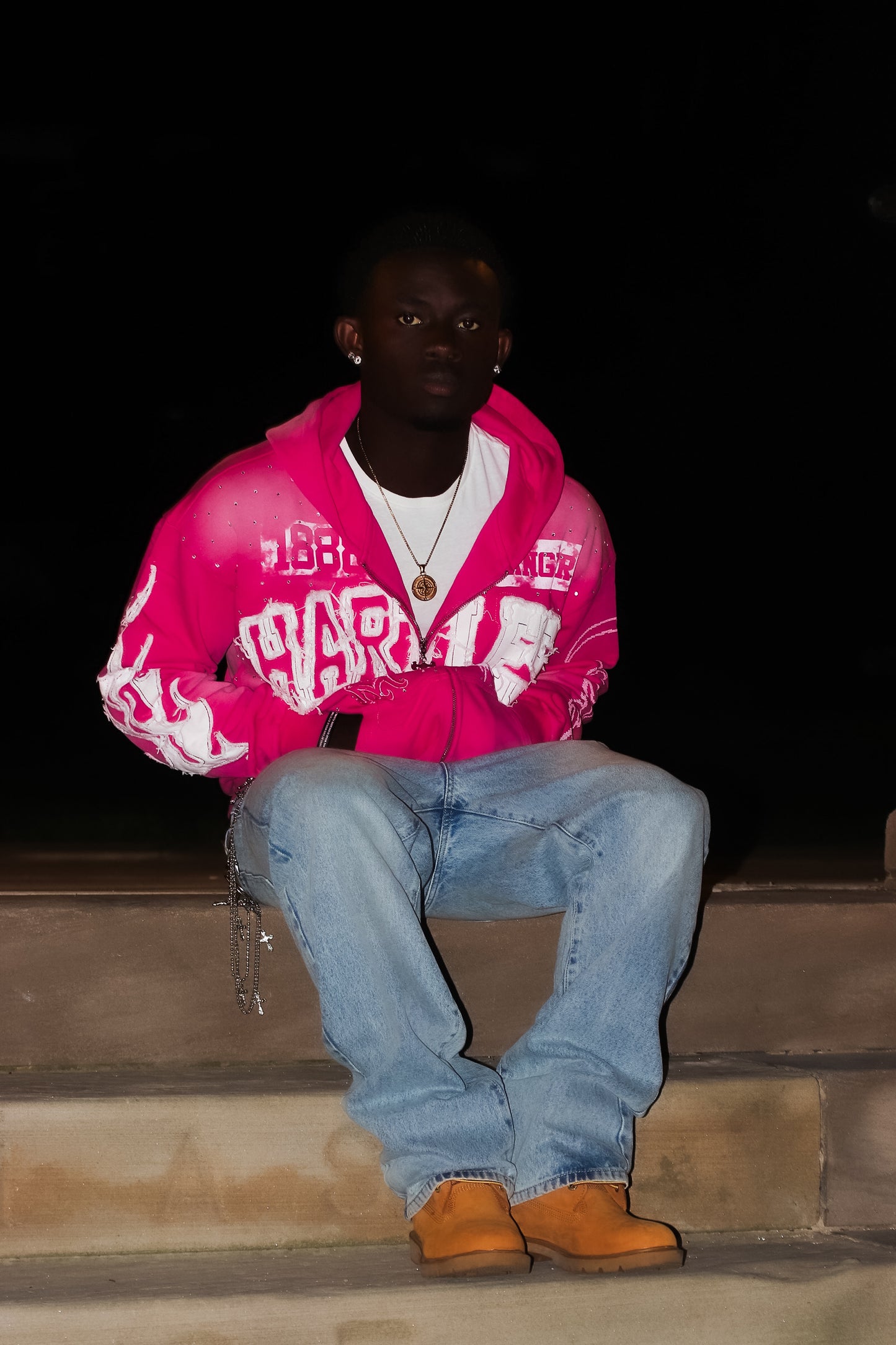 Pink Hartless Zip-up