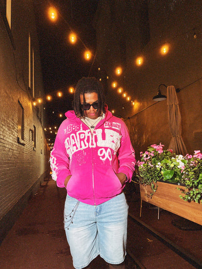 Pink Hartless Zip-up