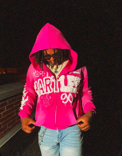 Pink Hartless Zip-up